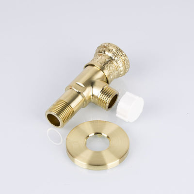 Wall Mounted G1/2 Brass Angle Stop Valve Temperature Resistance