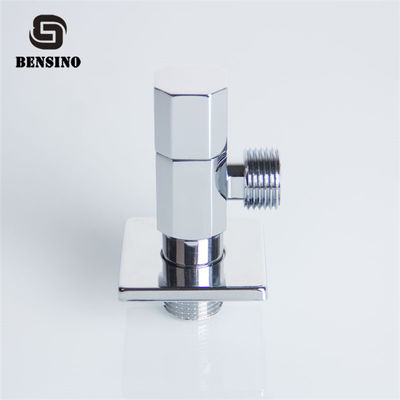 Silver Brass 145g 0.8MPA Chrome Plated Angle Valve