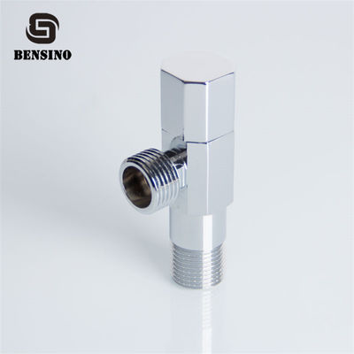 Silver Brass 145g 0.8MPA Chrome Plated Angle Valve