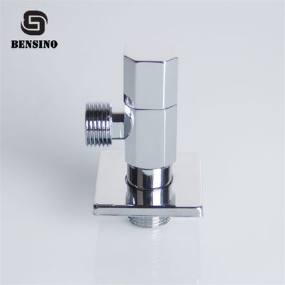 Silver Brass 145g 0.8MPA Chrome Plated Angle Valve