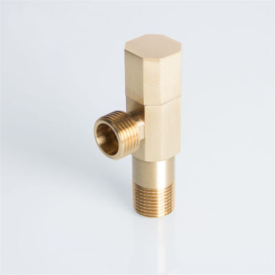 1 2 Inch 1/4 Turn 207LT 15mm Brass Angle Valve