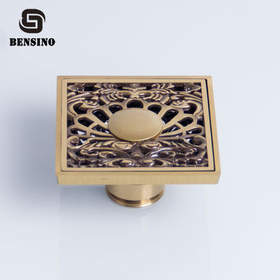 Antique 9.5mm Brass Floor Drain For Washing Machine