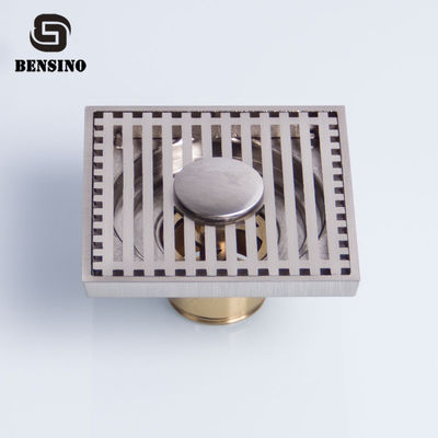 9mm Washing Machine Brass 10CM Bathroom Floor Drain Strainer