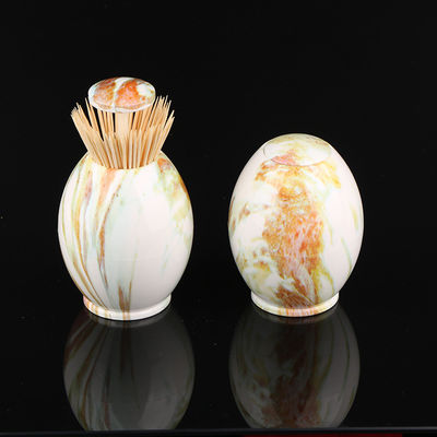 Porcelain Decorative Retractable Automatic Toothpick Holder