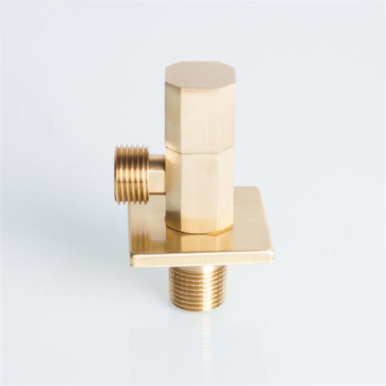 1 2 Inch 1/4 Turn 207LT 15mm Brass Angle Valve