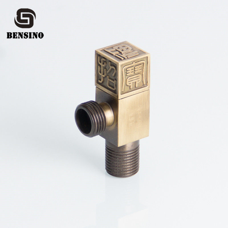 OEM Square 225g 0.8MPA Brass Tap Valve For Toilet