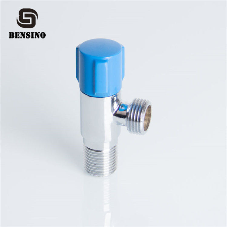 Blue Chrome Plated 5bar 12 X12 Brass Angle Valve