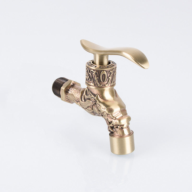 Zinc Handle 0.3Mpa 500000 Times Brass Kitchen Faucet