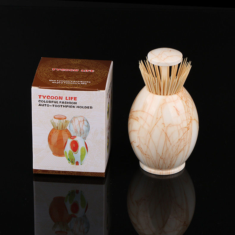 Kitchenware Automatic Egg Plastic Toothpick Holder Box