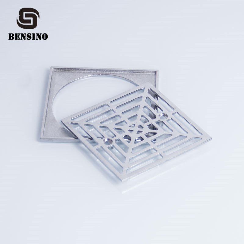 Square Hidden Bathroom Floor Drain Strainer 100*100mm